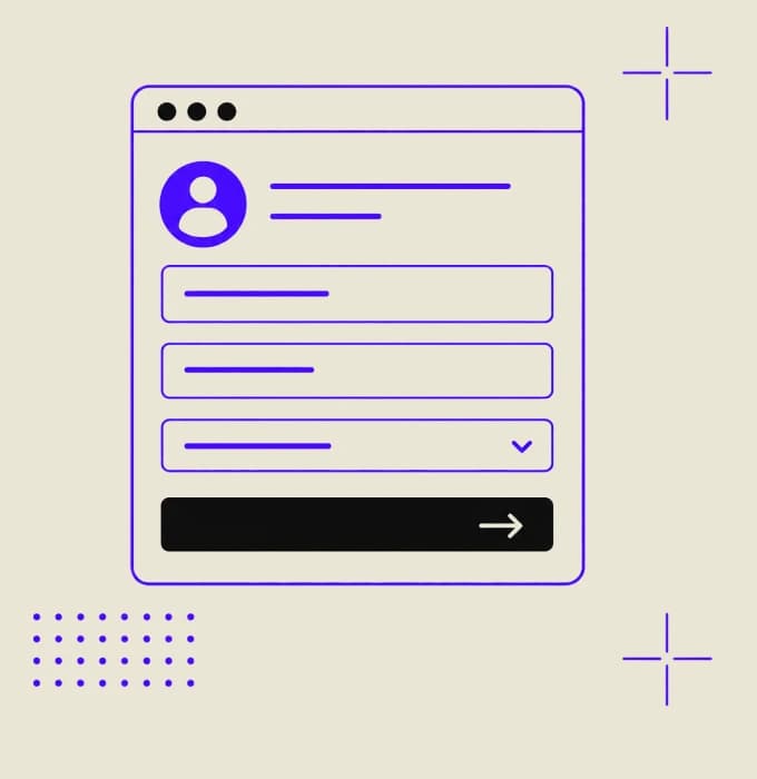Online merchant application form